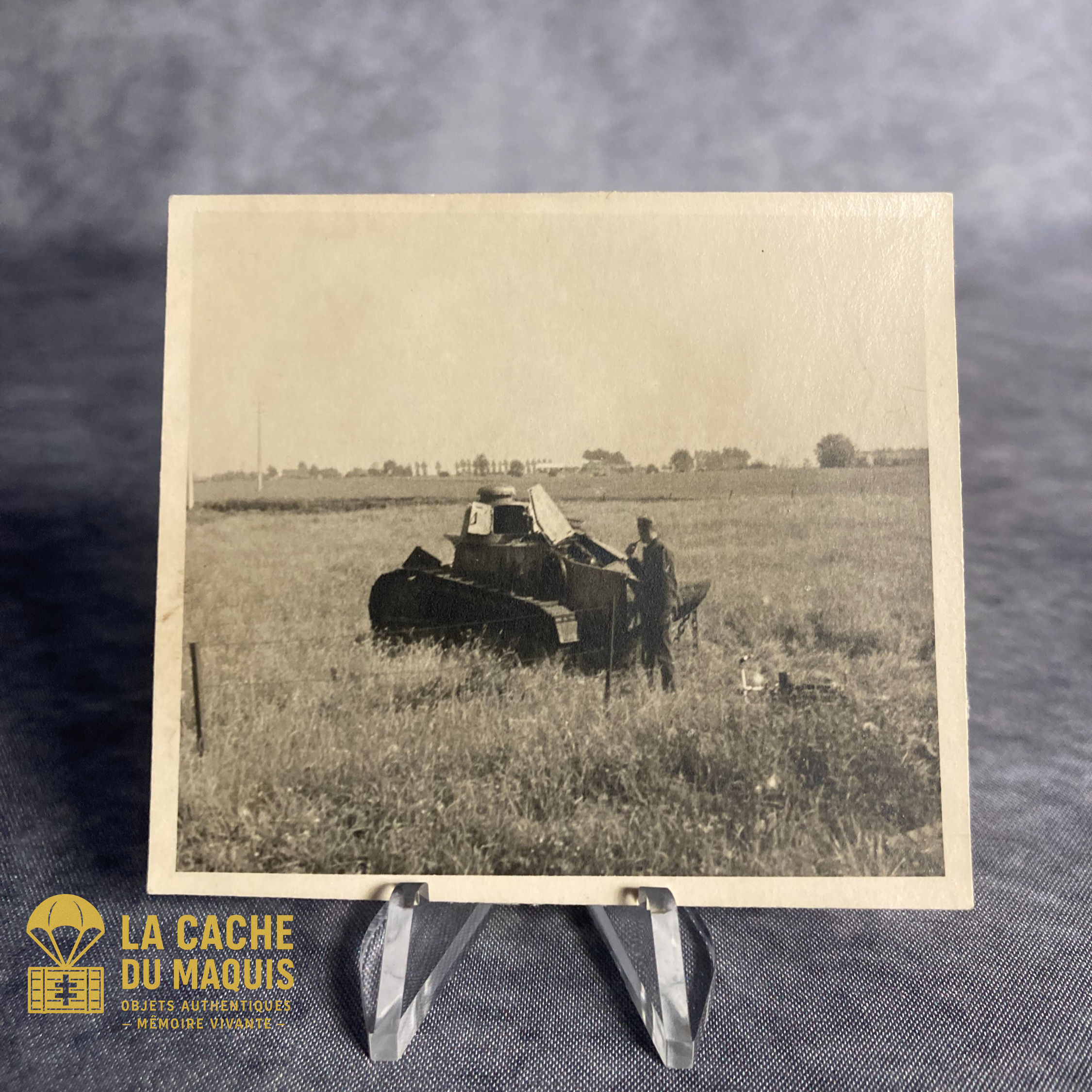Photo Allemande Campagne de France Char Renault FT 1940