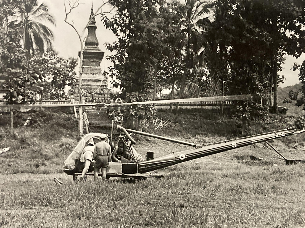 Mécanicien Hélicoptère en Indochine