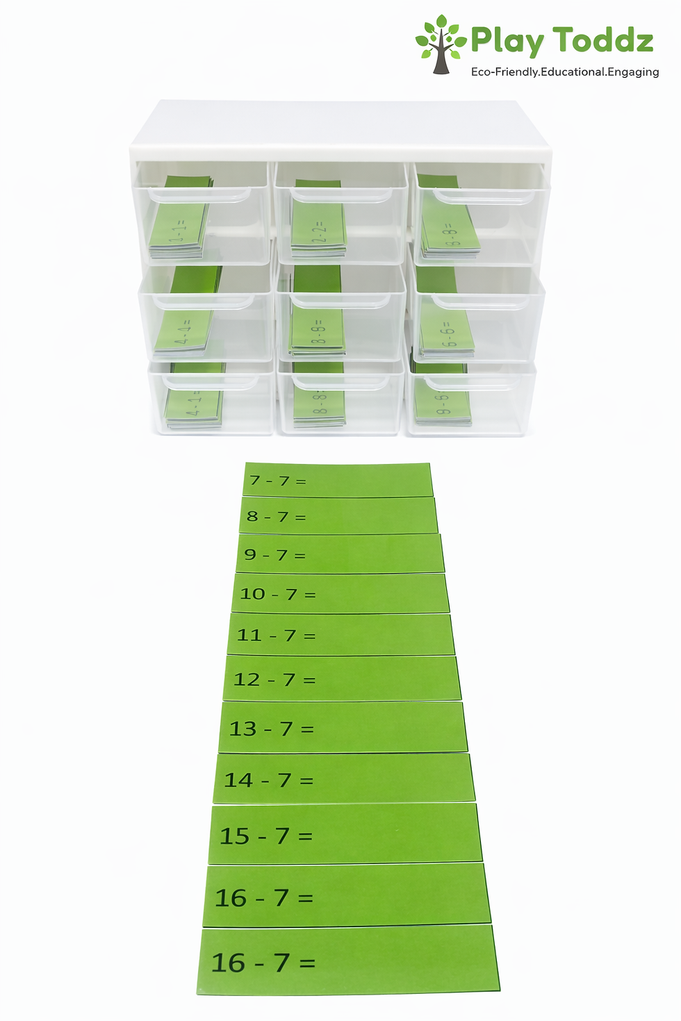 Thumbnail: Subtraction Equation Cards