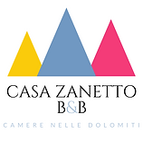 Logo Casa Zanetto a Vigo di Cadore e vista sulle Dolomiti Bellunesi
