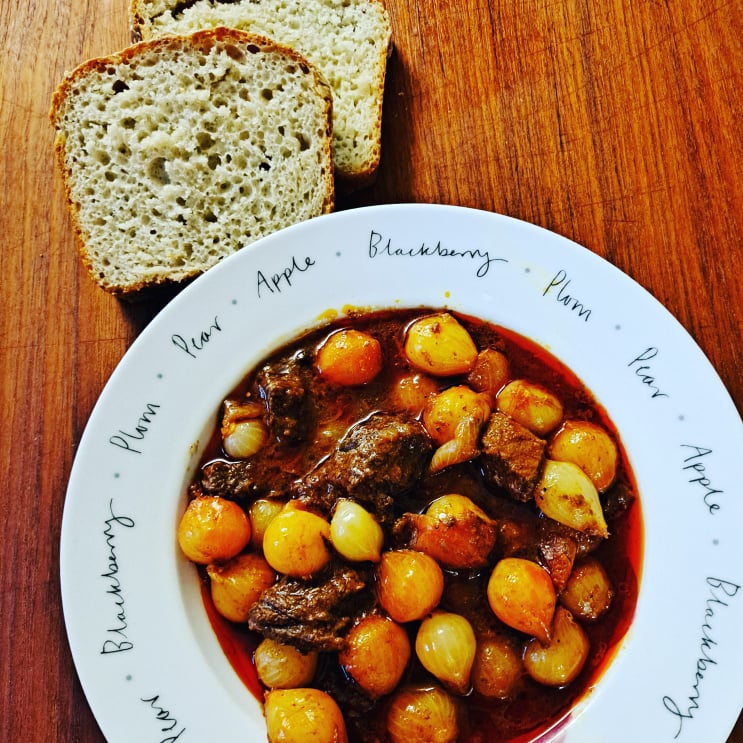 Arranged Food and Objects
