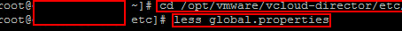 Check vCD Cell external DB