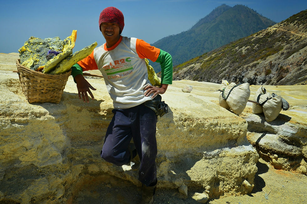 Copyright © 2019 Lucie Plicová, Jáva - výstup na sopku Kawah Ijen