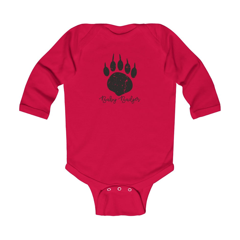 Baby Badger Infant Long Sleeve Bodysuit