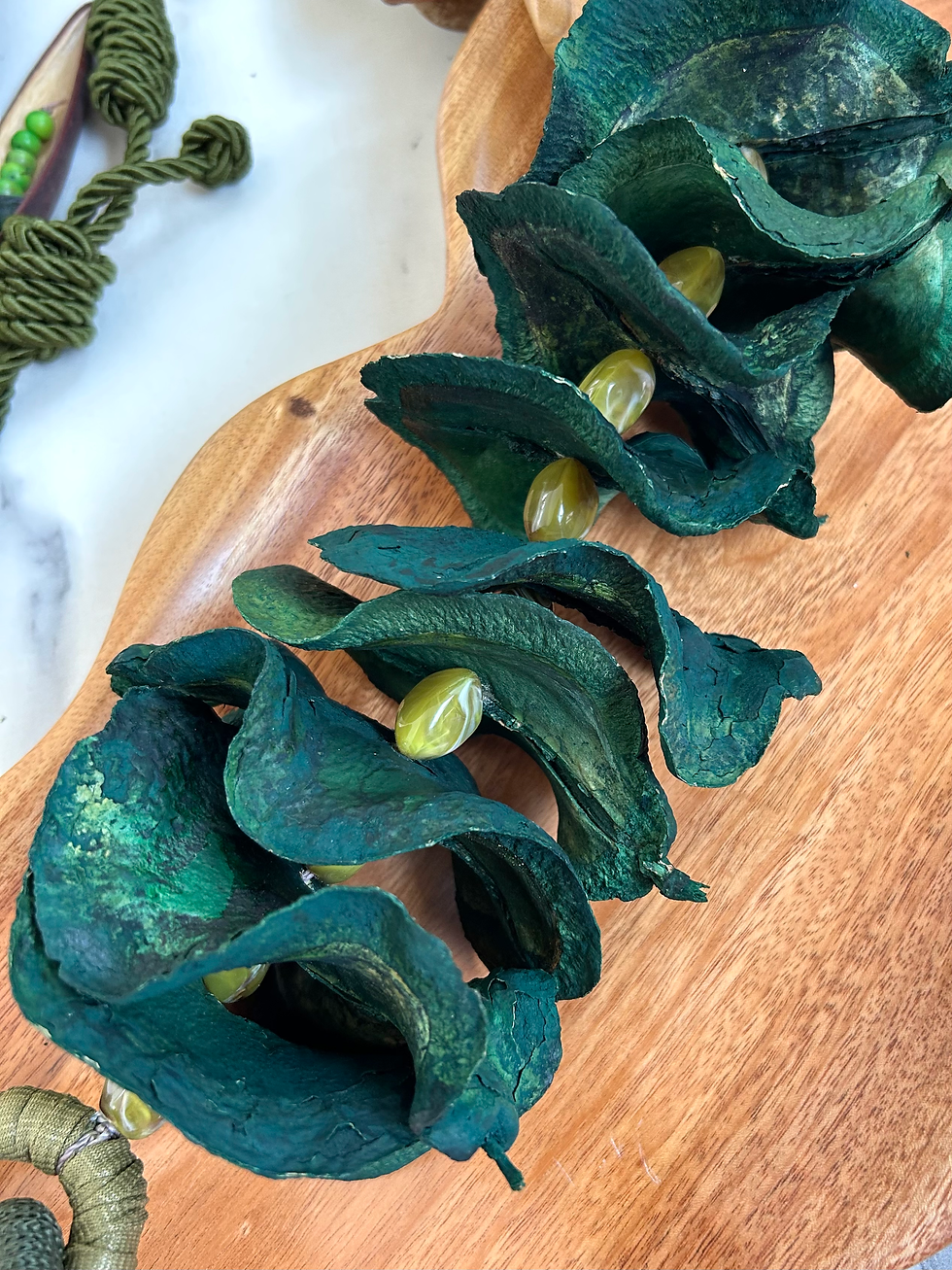 Miniatura: Colar Verde Jacarandá 