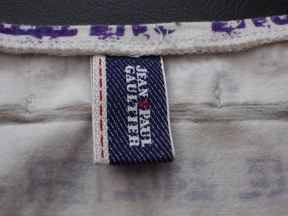 Miniatura: t shirt Jean-paul Gaultier "jeans"