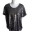 Thumbnail: Top à sequins argentés taille M/L