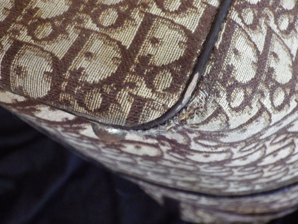 Miniatura: Authentique Sac Boston Dior Vintage/ Authentic Vintage Boston Dior Bag