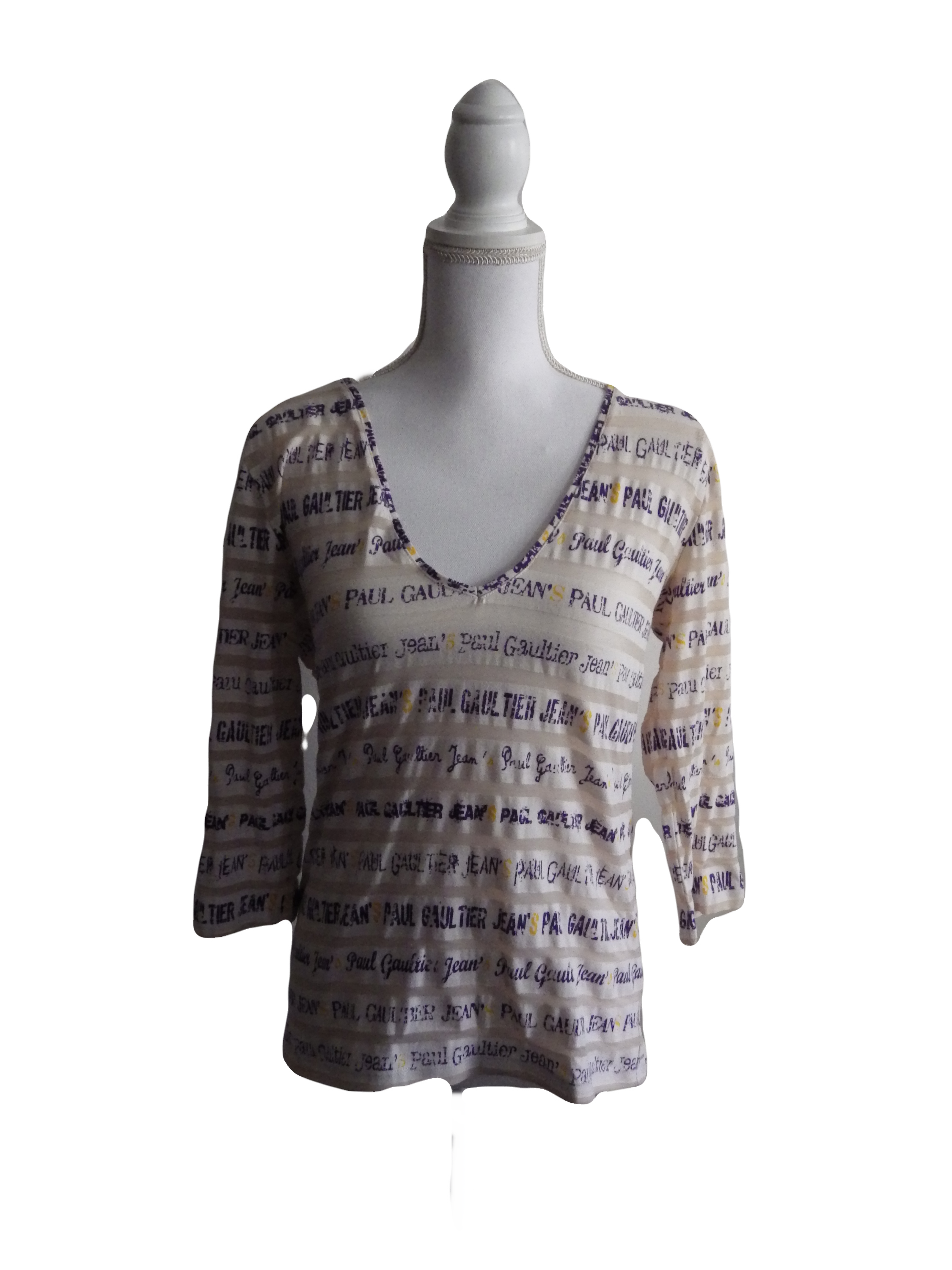t shirt Jean-paul Gaultier "jeans"