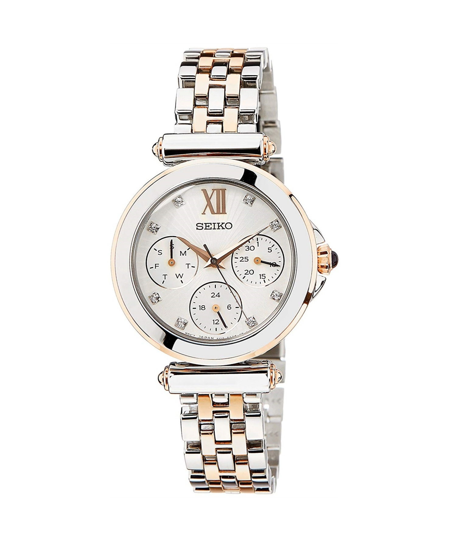 นาฬิกา Seiko Multi-Function Two Tone Crystals SKY700 SKY700P1 SKY700P