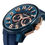 ภาพขนาดย่อ: นาฬิกา TENDENCE ALU-TECH CHR BLUE & R.IPG