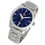 ภาพขนาดย่อ: นาฬิกา Fossil Machine Blue Dial Stainless Steel Men's Watch FS5340