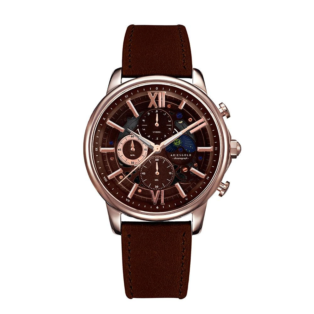 นาฬิกา Ariesgold รุ่น Inspire BELFAST MOON G 7013 RG-CF