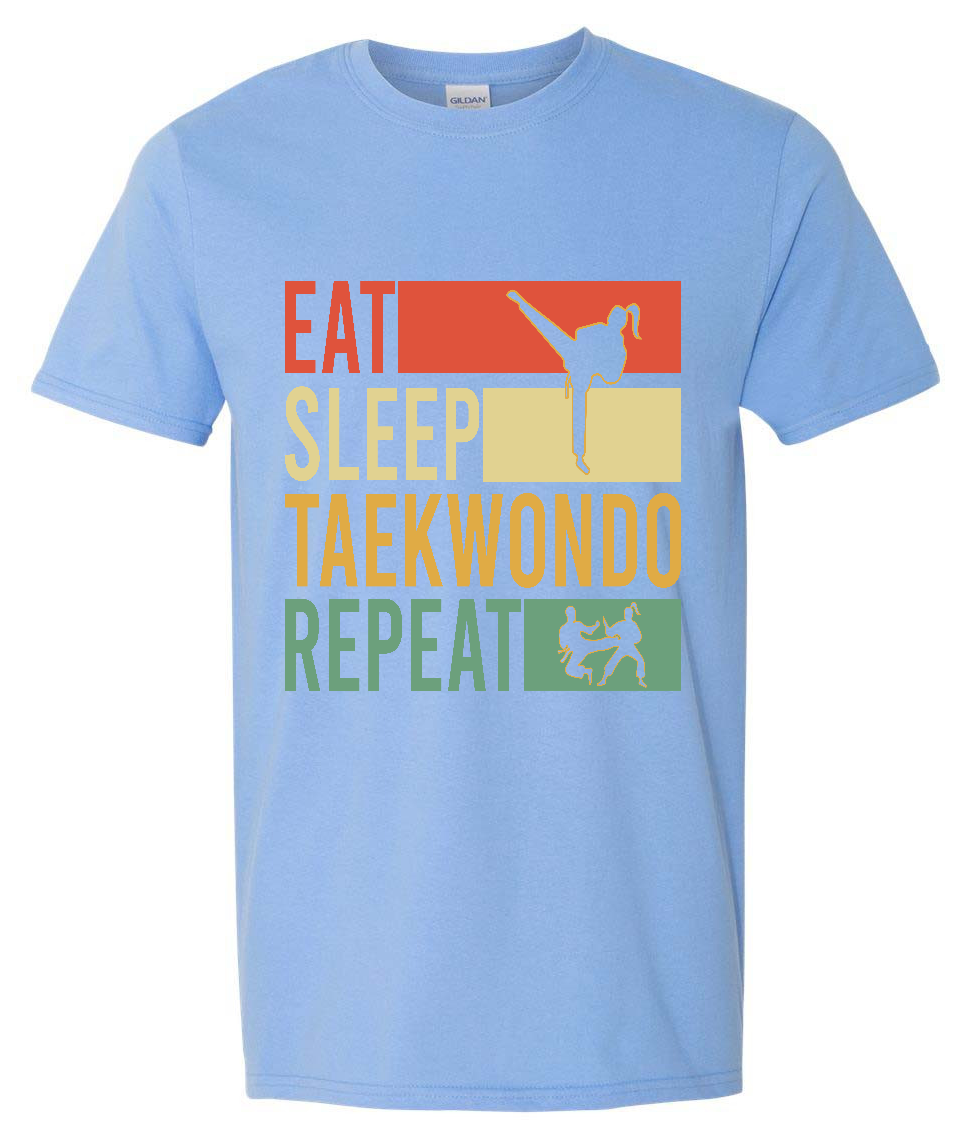 Thumbnail: T-shirt-EAT SLEEP TKD REPEAT