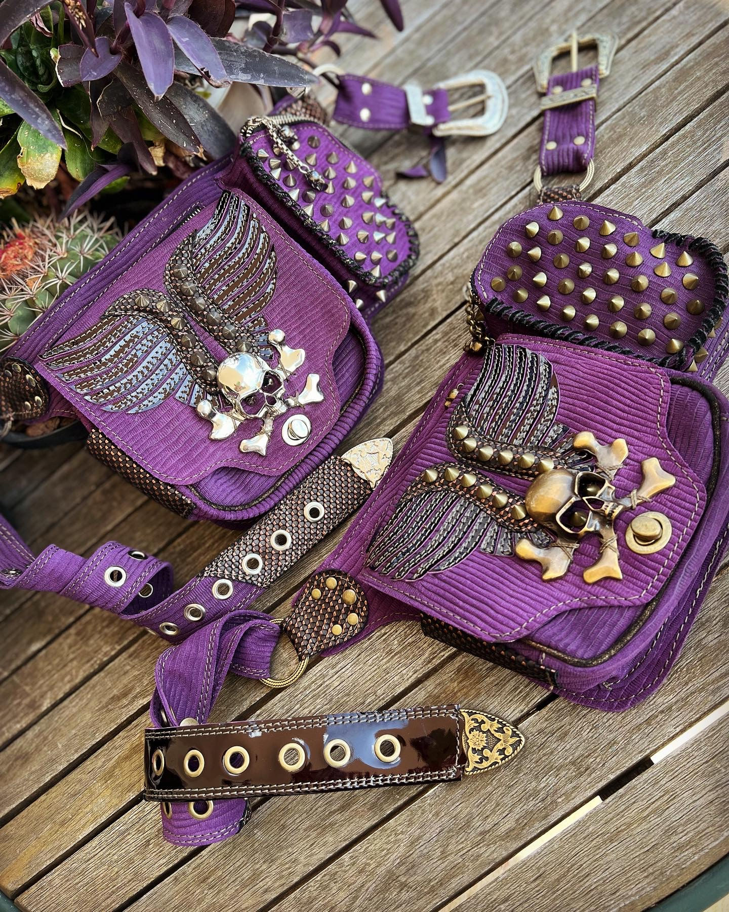 Skull Festival Pocket Belt