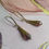 Thumbnail: Easy earrings. Brass and glass