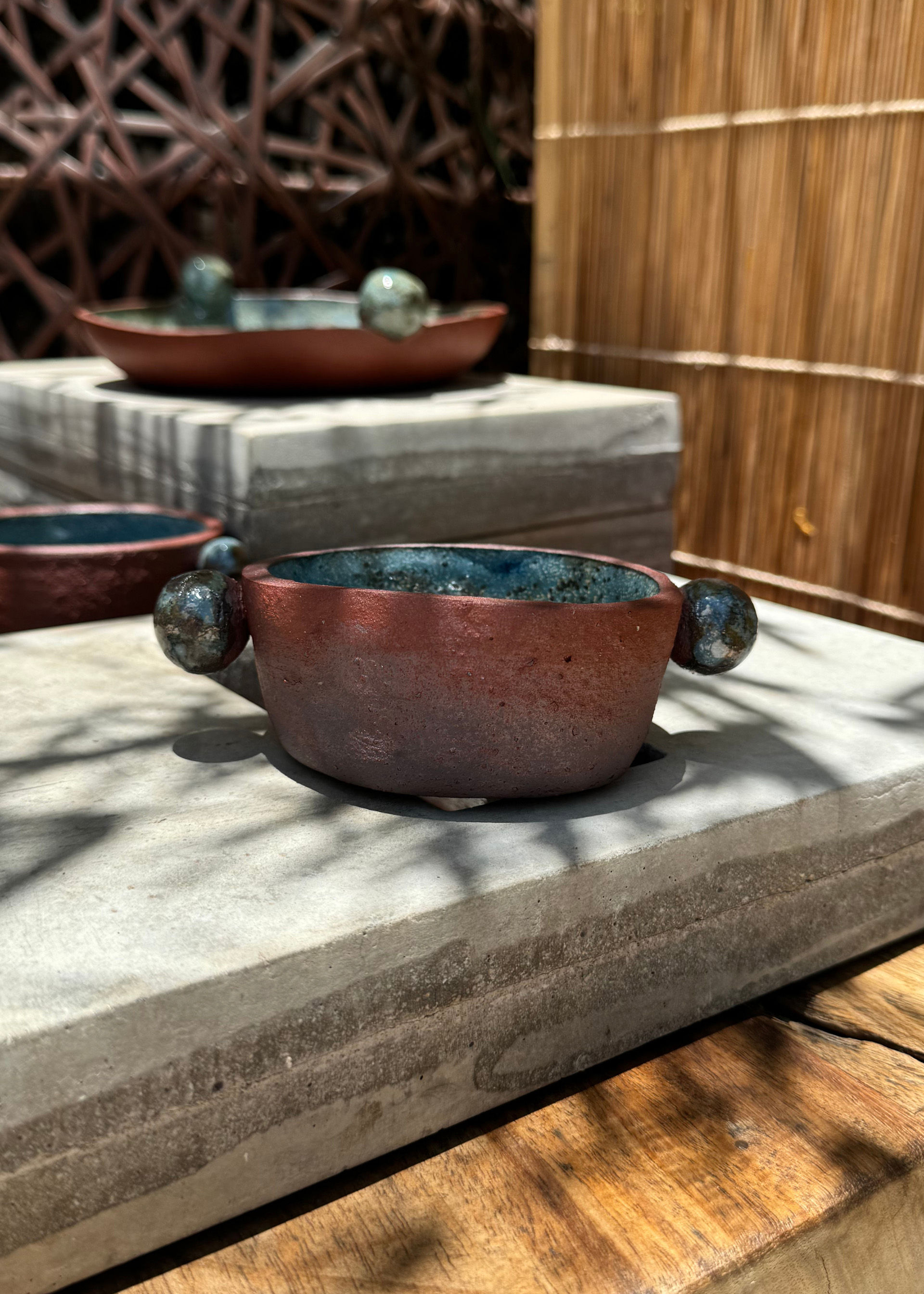 Esferas de Terra e Céu - Bowl reto 9,5cm de diâmetro