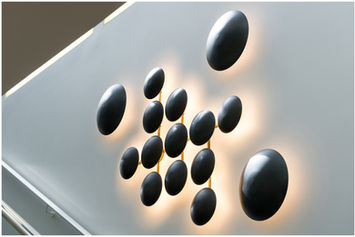 Photograph of modern wall art