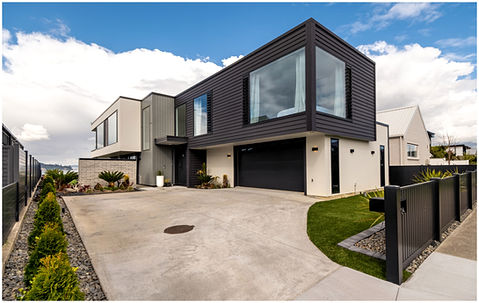 Modern style and construction for this showhome in Auckland