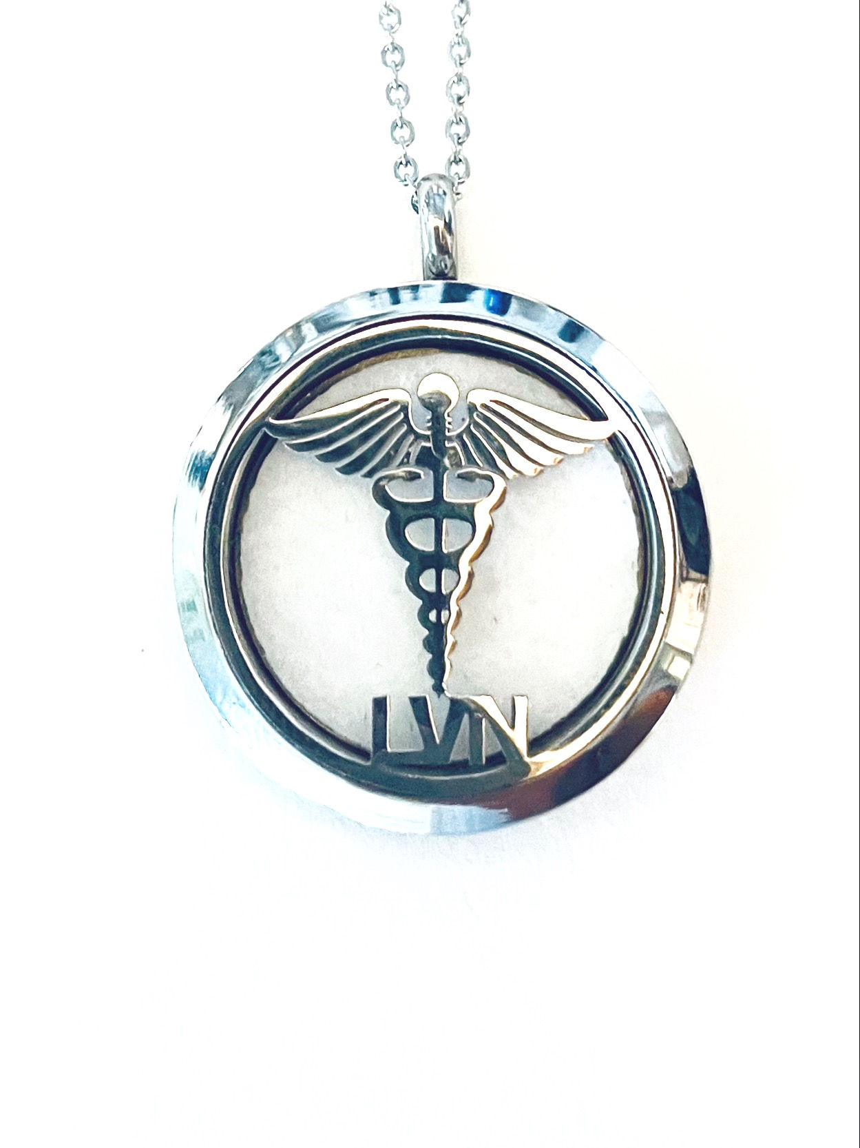 LVN Pendant and Necklace