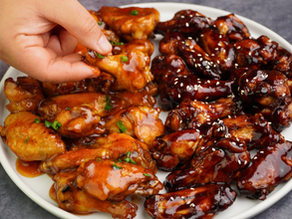 Alitas Fritas de Pollo | Súper Crujientes con Salsa | Receta Fácil y Deliciosa