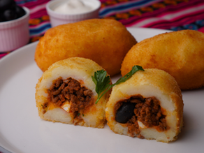 How to make Papa Rellena: Peruvian Stuffed Potato Recipe
