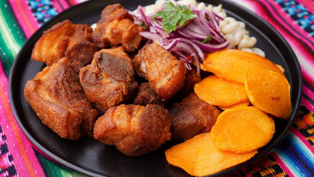 Chicharron de Chancho Peruano | Receta Facil de Chicharron de Cerdo ...