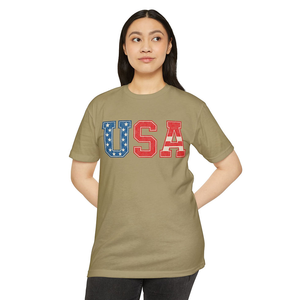 Thumbnail: USA Patriotic T-Shirt for Independence Day, Fourth of July Celebration