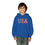 Thumbnail: USA Themed Youth Hooded Sweatshirt
