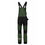 Thumbnail: Work Bib Pants MASHUP Green 4WAY Stretch