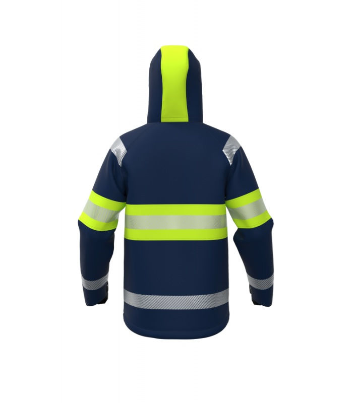 Thumbnail: Winter Softshell Jacket ATLANTA NAVY Hi-vis Class 1