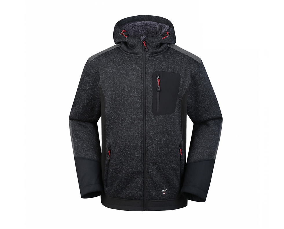 Thumbnail: Hoodie Jacket Pesso Oregon Black