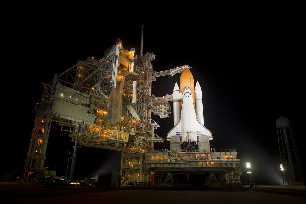 The space shuttle Discovery is seen on launch Pad 39a after the Rotating Service Structure (RSS) is rolled back on Wednesday, Nov. 3, 2010 at the NASA Kennedy Space Center in Cape Canaveral, Fla. During space shuttle Discovery’s final spaceflight, the STS-133 crew members will take important spare parts to the International Space Station along with the Express Logistics Carrier-4. Photo Credit: (NASA/Bill Ingalls)