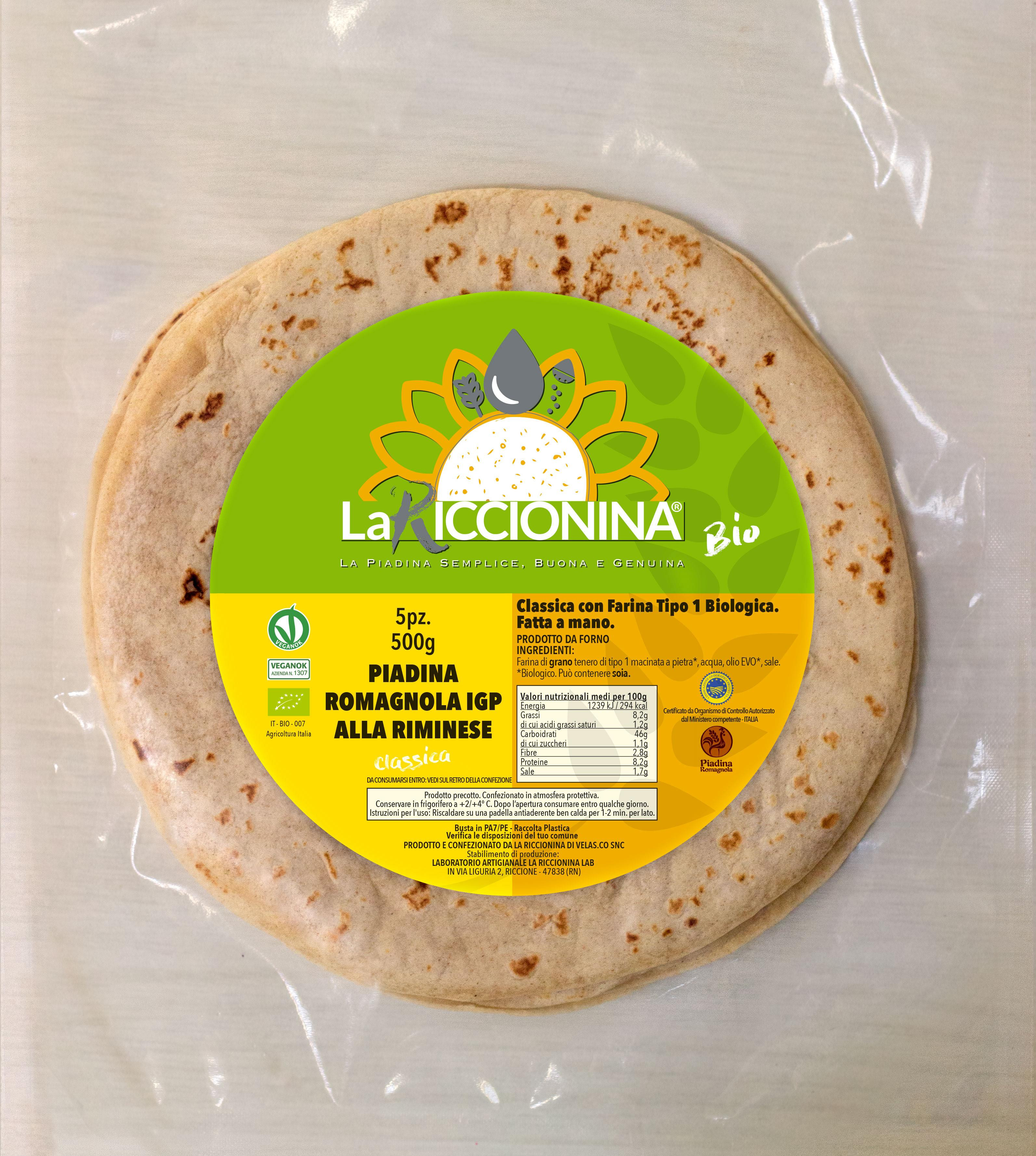 Piadina Classica alla Riminese IGP-Bio