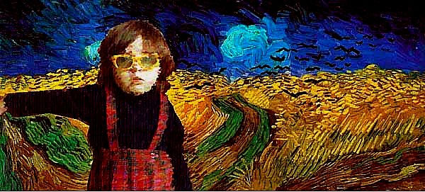 Self Portrait over my Van Gogh´s fav
