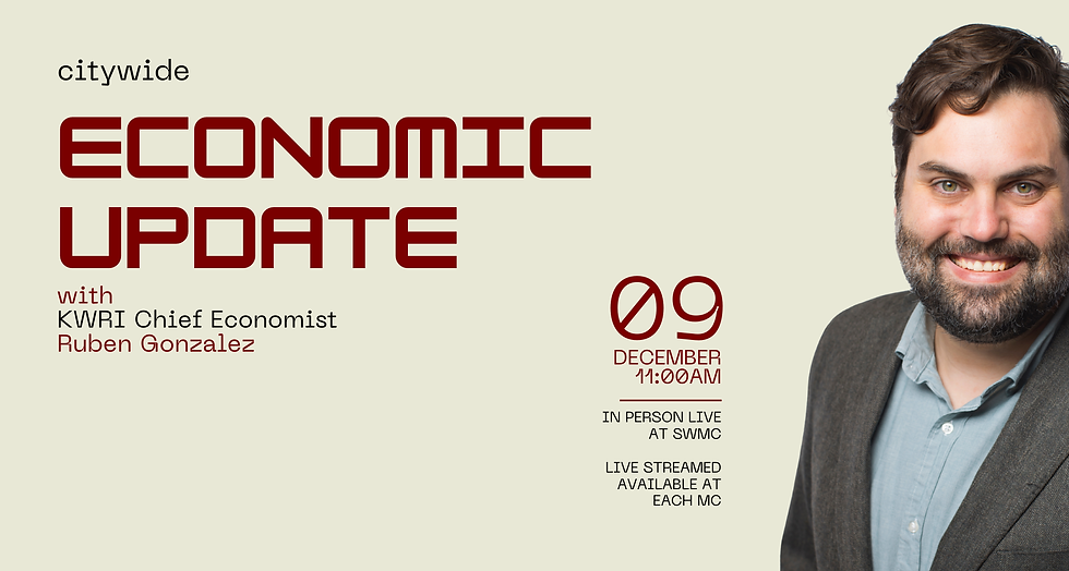 Citywide Economic Update | SW & Livestreamed to MC's