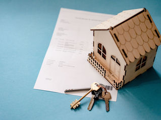 Keys to newly bought, leasehold property