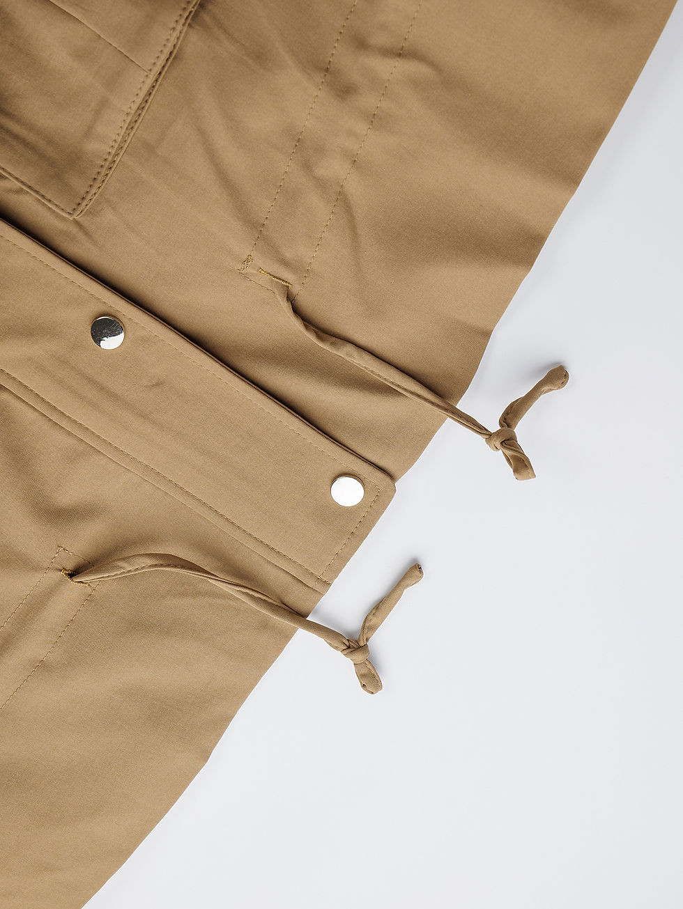 Thumbnail: 2026 New Arrival Women's Anorak Jacket Long Sleeve Button Down Crop Top with Adj