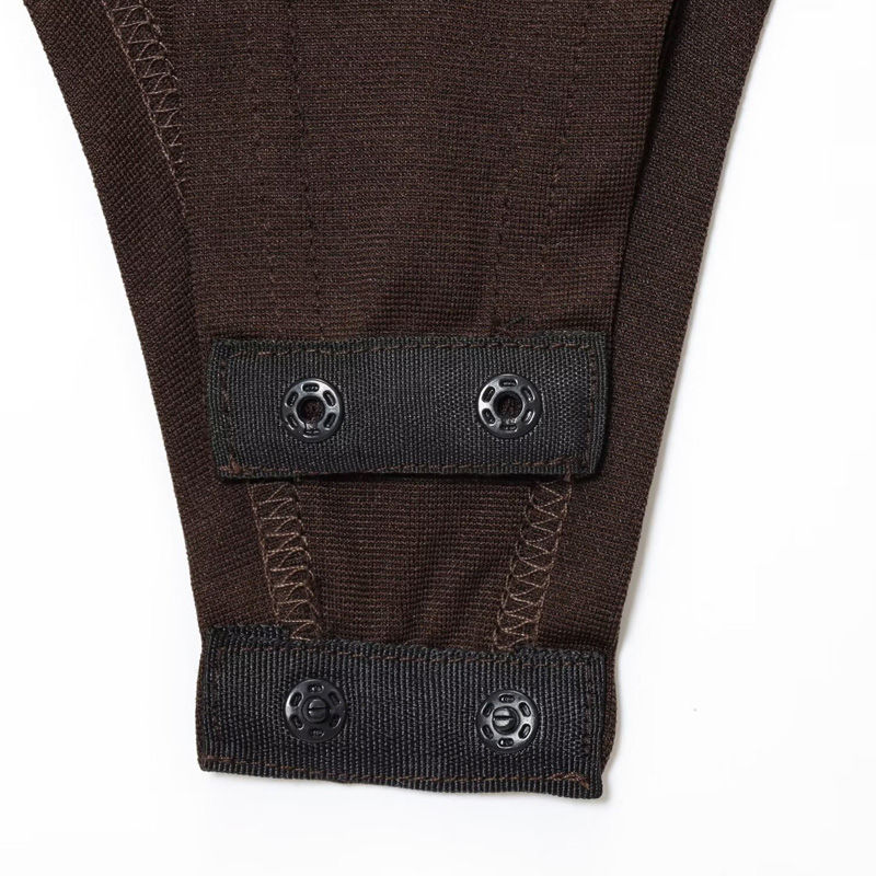 Thumbnail: HXAO Brown Halter Bodysuit Women Summer Bodys For Sexy Women Off Shoulder Sleeve