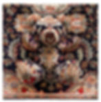 Hypomnema, 2025 From The Hypomnema Series Handmade from an oriental rug.
