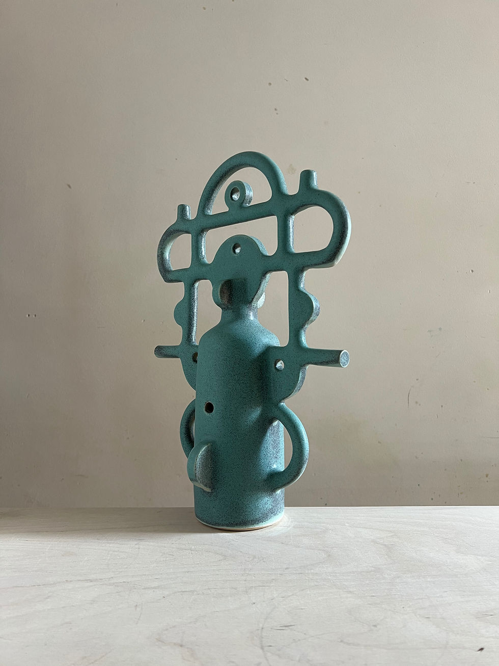 Thumbnail: Sculptures Aniana Heras Glazed white stoneware abstract contemporary art