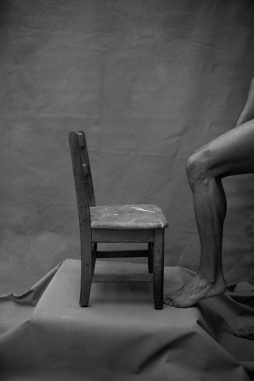 Ricky Cohete Black and white photography figurative model