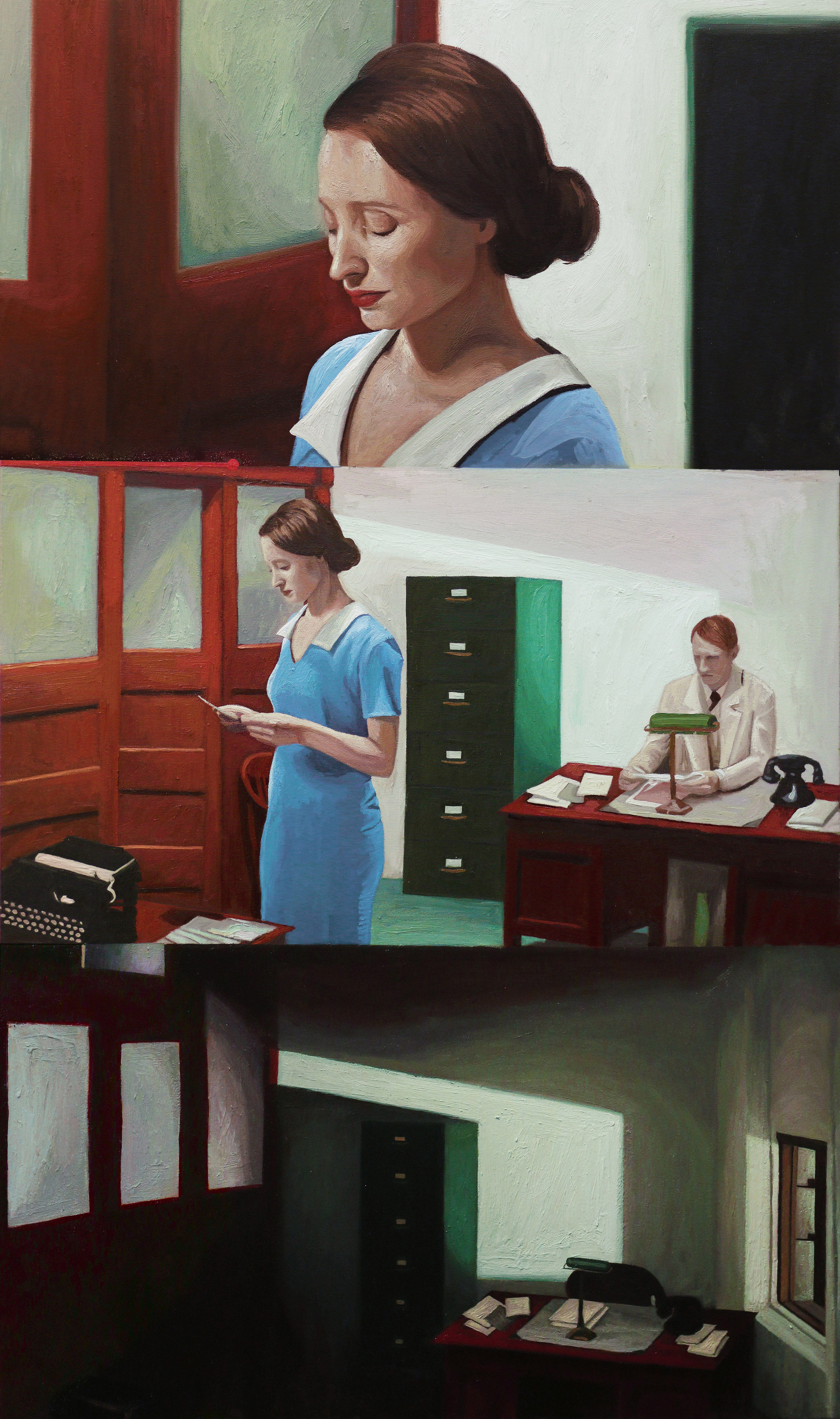 La Lectura (The reading), 2025  From The Light series  Oil on Canvas