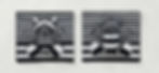 Hypomnema #4 and #5, 2024 From The Hypomnema Series Handmade from an oriental rug.