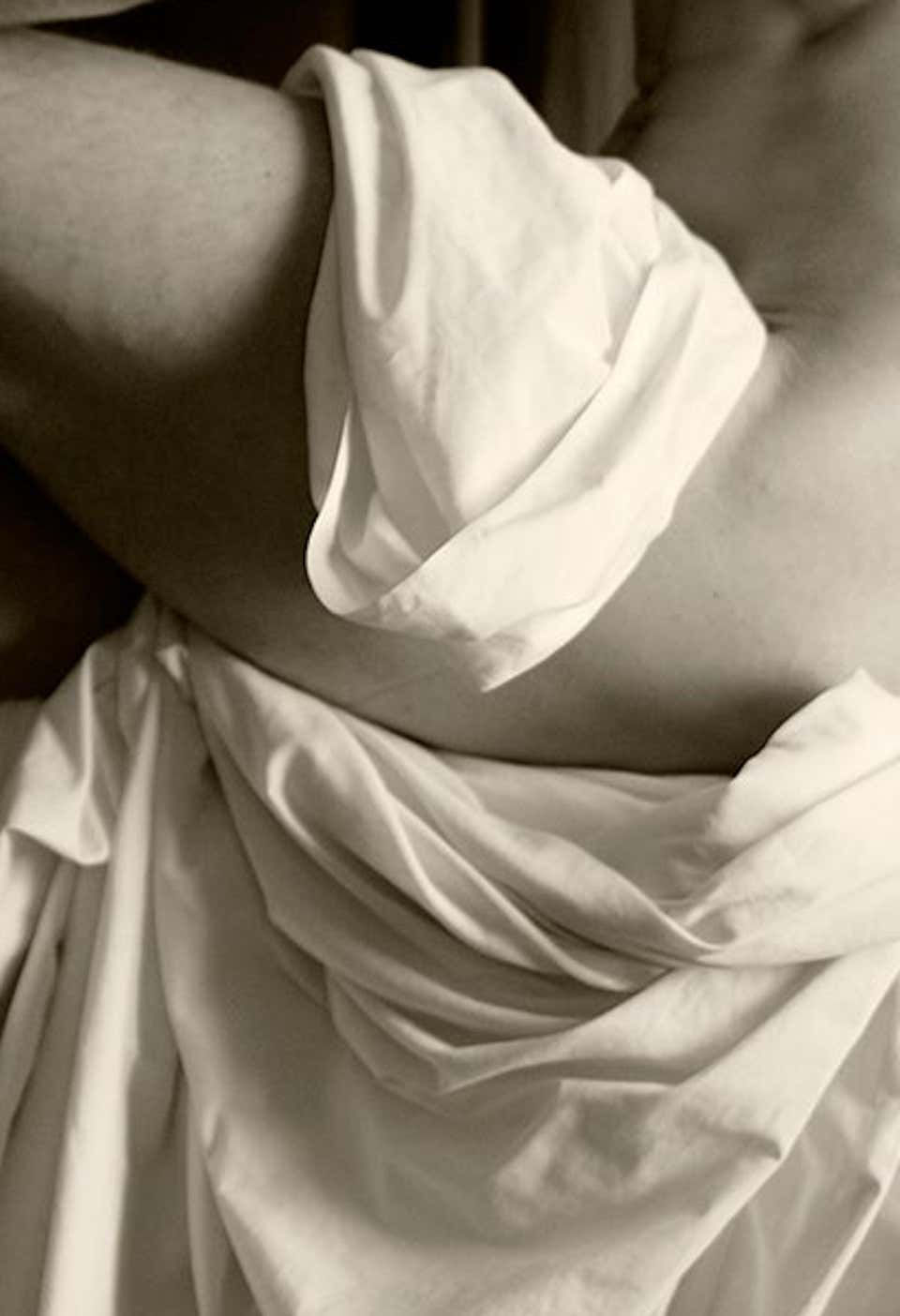 Thumbnail: Untitled 1, 2017 - 2018 (Sepia) Ricky Cohete Black and white photography male figurative