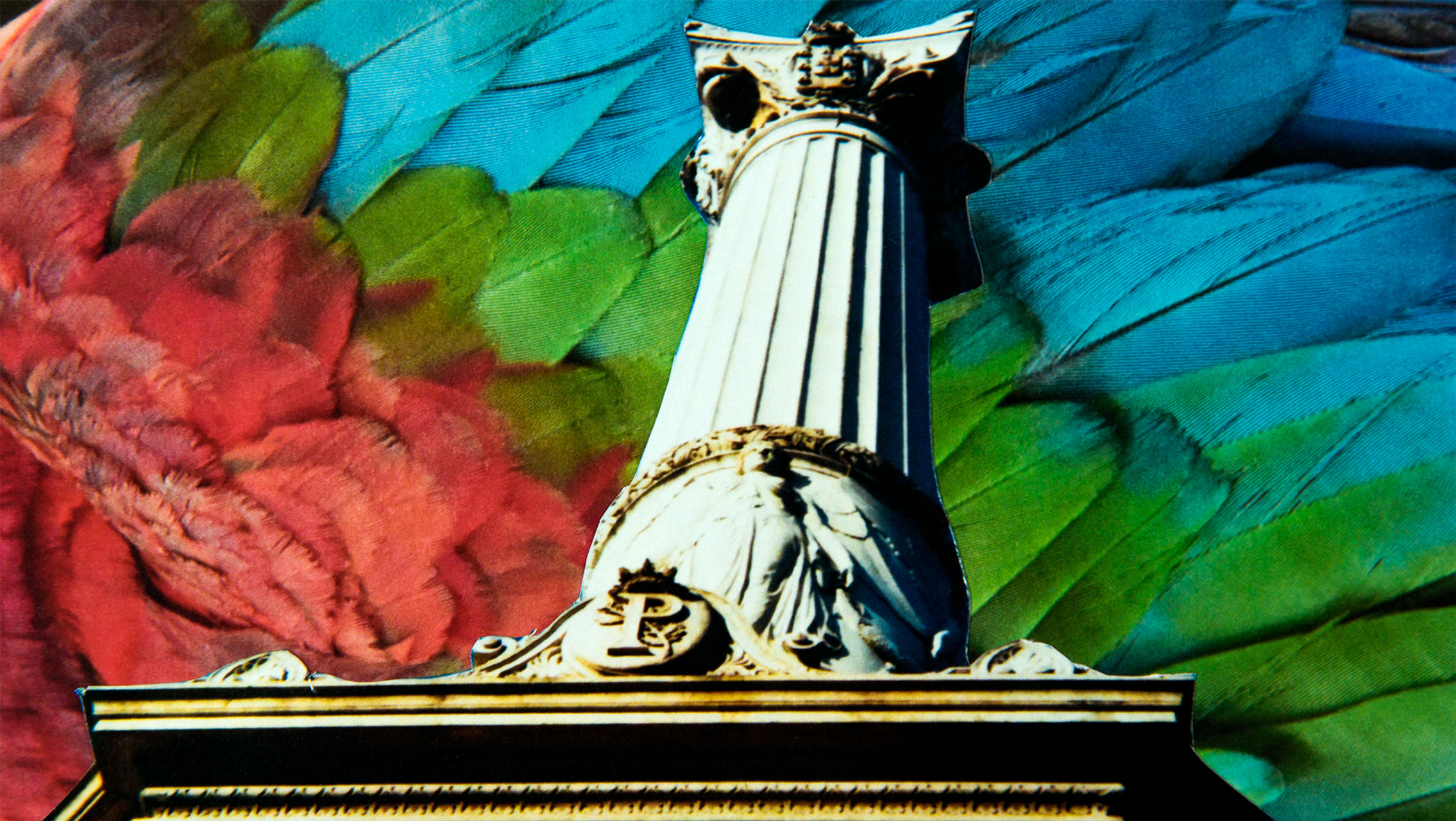 Delirio Exótico #2_Collage from Delirio Exótico series Paloma Castello landscape architectural color photograph