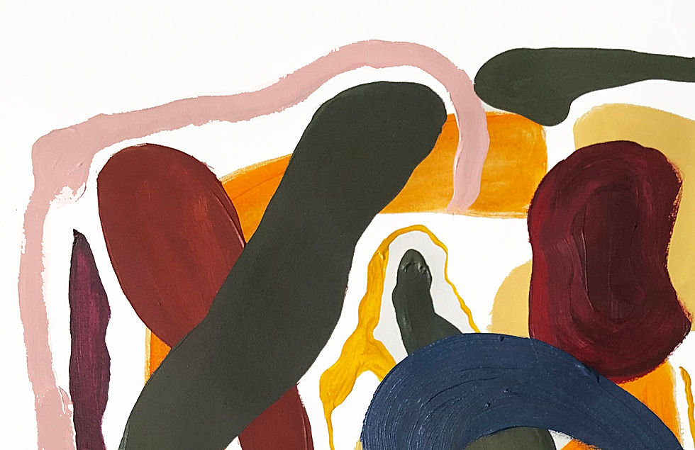 Thumbnail: Circuito Alec franco acrylic paint on canvas Abstract colors contemporary painting mixed media