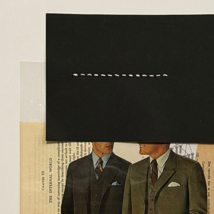 Thumbnail: Roberto Fonfria. Mix Media  Collage Contemporary, Figurtive pants human figure