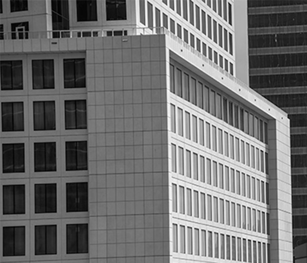 Thumbnail: Miami Downtown 2017 16. Black and White Architectural Photography Miami contemporary art