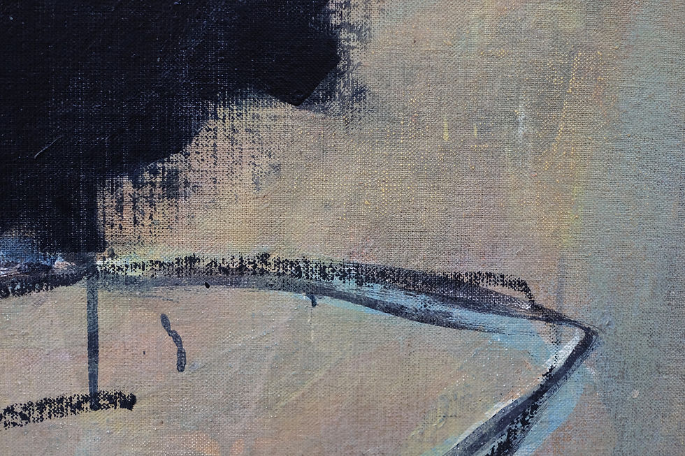 Thumbnail: painting Unique Rita Alaoui abstract Landscape work on canvas Acrylic and on canvas contemporary art